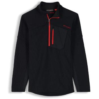 Spyder BANDIT HALF ZIP MENS Pánská mikina, černá, velikost S