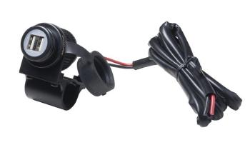 Interphone Handlebar - Mounted Double Usb Port Konektor na motorku