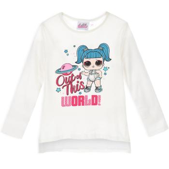 LOL SURPRISE Dívčí tričko L.O.L. SURPRISE OUT OF WORLD bílé Velikost: 110
