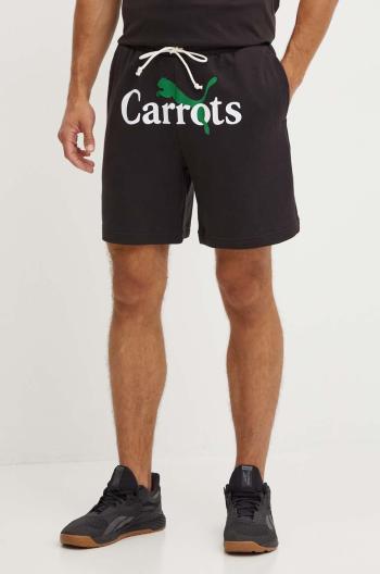 Kraťasy Puma PUMA X CARROTS Shorts pánské, černá barva, 627447