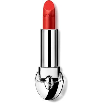 GUERLAIN Rouge G de Guerlain Luxurious Velvet Metal rtěnka s metalickým efektem odstín 214 Exotic Red 3,5 g