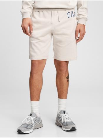 Šedé pánské kraťasy GAP Logo arch shorts