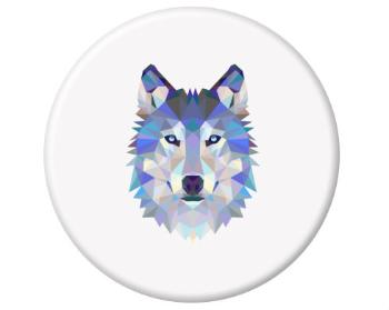 Magnet kulatý plast Vlk