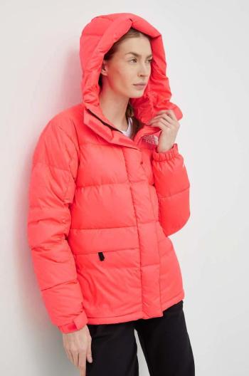 Péřová bunda The North Face WOMEN’S HMLYN DOWN PARKA dámská, růžová barva, zimní