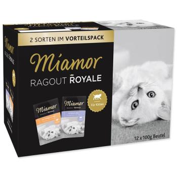 Kapsičky MIAMOR Ragout Royale Kitten v želé multipack - KARTON (4ks) 1200 g