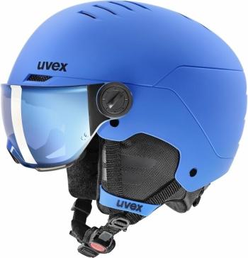 UVEX Rocket Junior Visor Blue Matt 54-58 cm Lyžařská helma