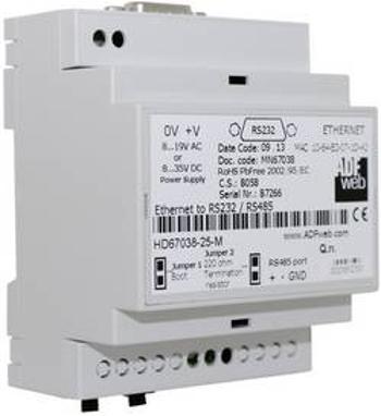 Převodník Ethernet RS-232, RS-485, Ethernet Wachendorff HD6703825M 24 V/DC