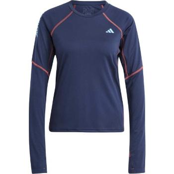 adidas ADIZERO LONG SLEEVE TEE Dámské běžecké tričko, tmavě modrá, velikost