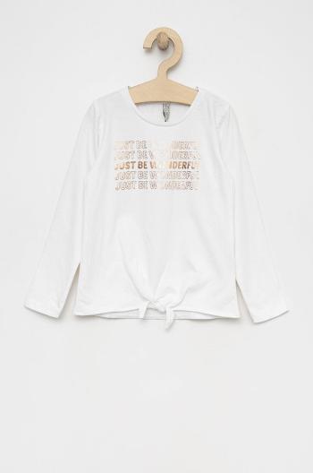 Tričko s dlouhým rukávem Birba&Trybeyond bílá barva
