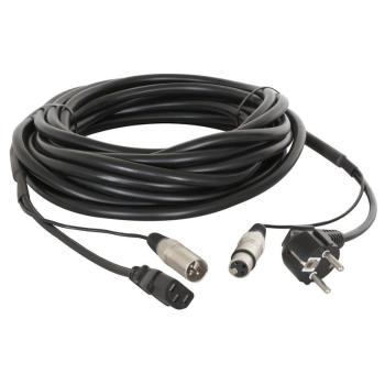 Skytec Napájecí a signálový XLR kabel, 15 m