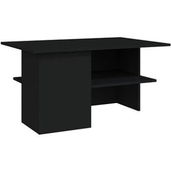 SHUMEE Konferenční stolek černý 90 × 60 × 46,5 cm dřevotříska, 806850 (806850)