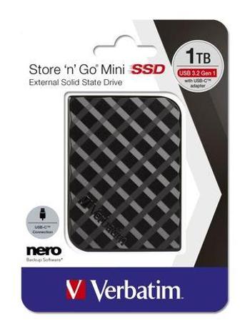 VERBATIM Store ´n´ Go Mini SSD USB 3.2 GEN1 1TB černý, 53237