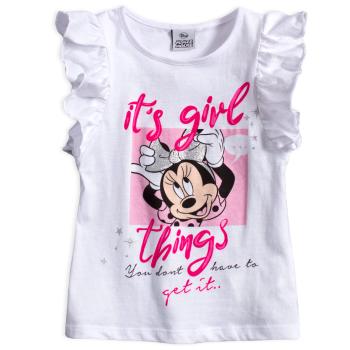 Dívčí tričko DISNEY MINNIE GIRL THING bílé Velikost: 98