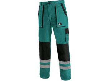 Kalhoty CXS LUXY BRIGHT, pánské, zeleno-černé, vel. 52