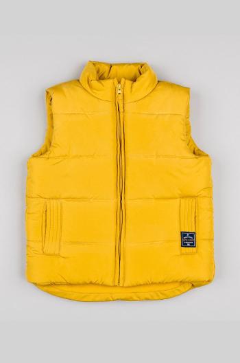 Dětská vesta zippy žlutá barva