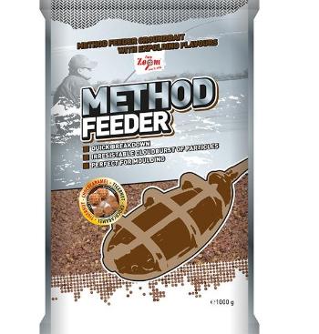 Carp zoom krmítková směs method feeder groundbaits 1 kg - tygří ořech čokokaramel