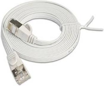 Síťový kabel RJ45 Slim Wirewin PKW-STP-SLIM-KAT6 0.5 WS, CAT 6, U/FTP, 0.50 m, bílá