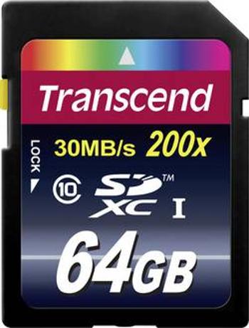 Paměťová karta SDXC, 64 GB, Transcend Premium TS64GSDXC10, Class 10