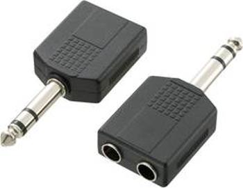 Jack audio Y adaptér SpeaKa Professional SP-7870192, černá