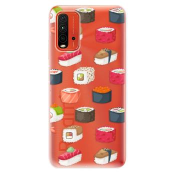 Odolné silikonové pouzdro iSaprio - Sushi Pattern - Xiaomi Redmi 9T