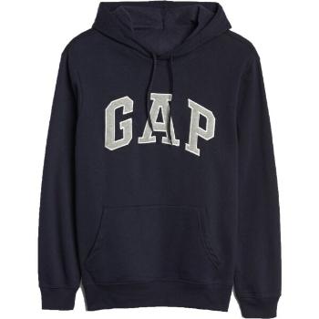 GAP FLEECE GAP ARCH Pánská mikina, tmavě modrá, velikost S