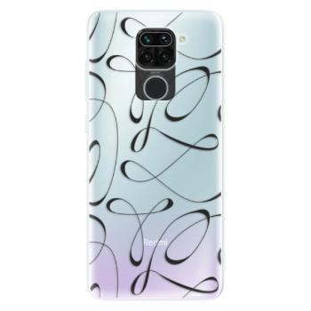 Odolné silikonové pouzdro iSaprio - Fancy - black - Xiaomi Redmi Note 9