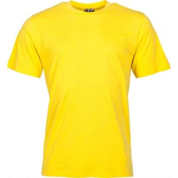 Kensis KENSO Pánské triko, žlutá, velikost M