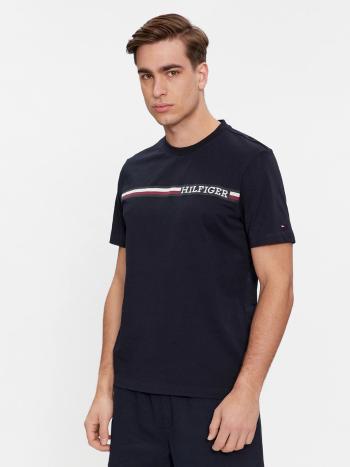 Tommy Hilfiger pánské tmavě modré tričko - M (DW5)