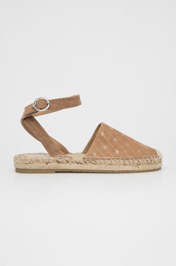 Semišové espadrilky Liu Jo Vera 01 hnědá barva