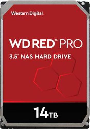 Interní pevný disk 8,9 cm (3,5") Western Digital WD Red™ Pro WD141KFGX, 14 TB, Bulk, SATA 6 Gb/s