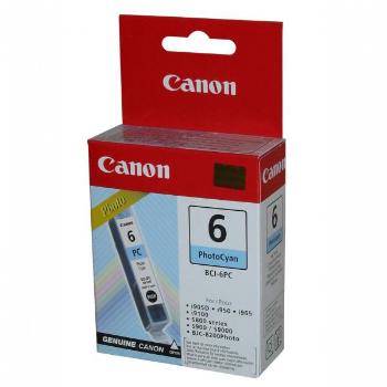 CANON BCI-6 PC - originální cartridge, foto azurová, 13ml