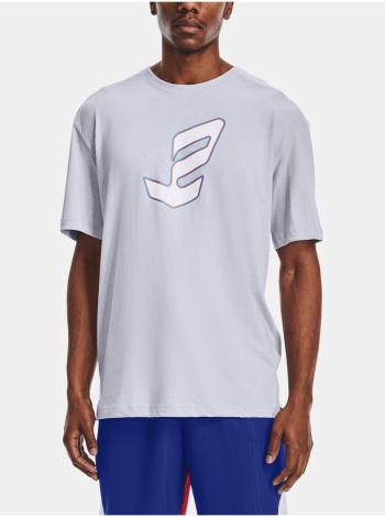 Tričko Under Armour UA EMBIID LOGO TEE - šedá