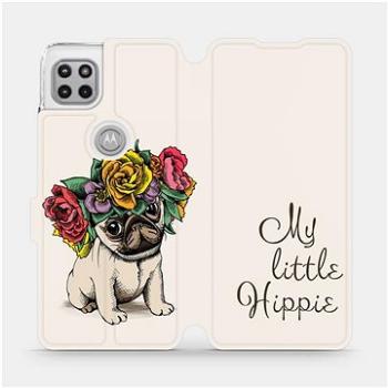 Flipové pouzdro na mobil Motorola Moto G 5G - M039P Mopsík My Little Hippie (5903516573295)