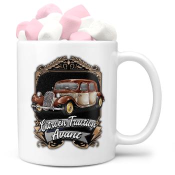 Hrnek Citröen Traction Avant Brown (Náplň hrníčku: Marshmallow)