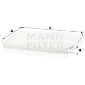 MANN-FILTER CU2243 pro vozy ABARTH;ALFA ROMEO;CITROËN;FIAT;OPEL;PEUGEOT (CU2243)