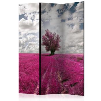 Paraván Magenta meadow Dekorhome 135x172 cm (3-dílný)