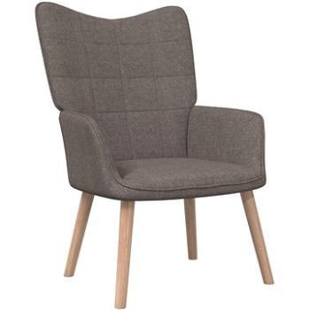 Relaxační židle taupe textil, 327928 (327928)