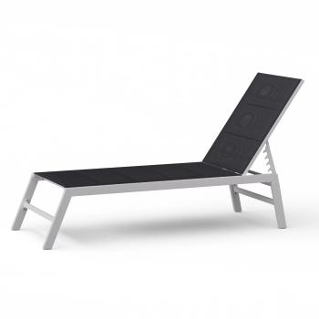 Blumfeldt Lounger Renazzo XXL, lehátko, nosnost 160 kg, 5stupňové nastavení, vodoodpudivé