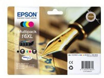 Epson T16364012, T163640, 16XL azurová/purpurová/žlutá/černá (cyan/magenta/yellow/black) originální cartridge