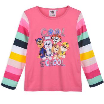 Dívčí tričko PAW PATROL COOL FOR SCHOOL růžové Velikost: 98