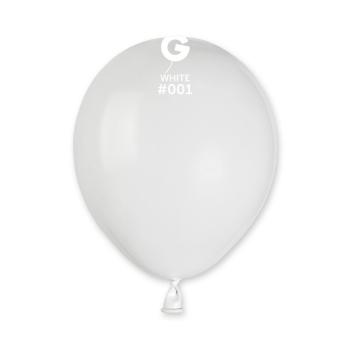 Gemar Balónek pastelový bílý 13 cm