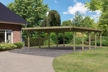 Dřevěný přístřešek / carport CLASSIC 3A Lanitplast