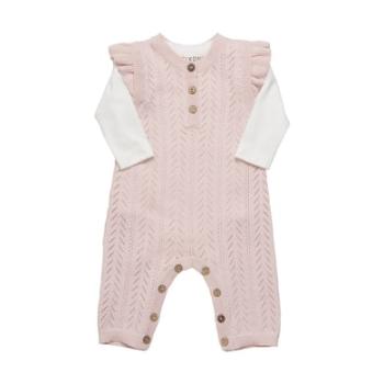 Pippi Set Body & Knit Romper GOTS Certified Magano Calcite