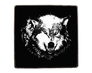 Magnet čtverec kov Wolf