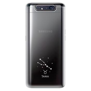 Odolné silikonové pouzdro iSaprio - čiré - Býk - Samsung Galaxy A80