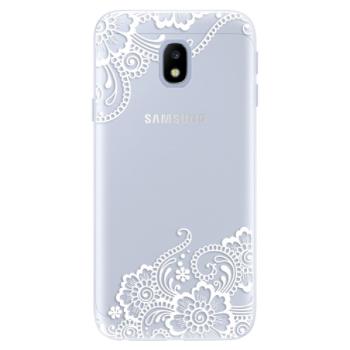 Silikonové pouzdro iSaprio - White Lace 02 - Samsung Galaxy J3 2017