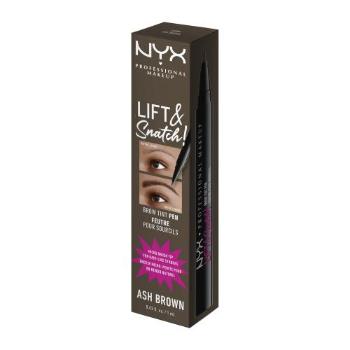 NYX Professional Makeup Lift & Snatch! 1 ml tužka na obočí pro ženy 06 Ash Brown