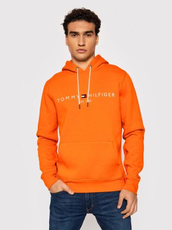 Tommy Hilfiger pánská oranžová mikina - M (SO1)