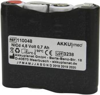 Akumulátor pro lékařské přístroje Akku Med Náhrada za originální akumulátor Ivac2000-4.8 4.8 V 700 mAh