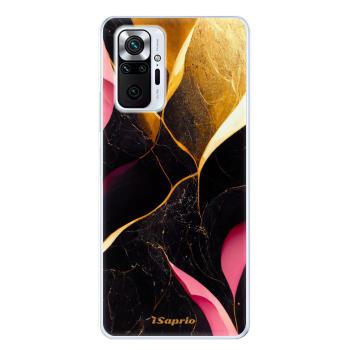 Odolné silikonové pouzdro iSaprio - Gold Pink Marble - Xiaomi Redmi Note 10 Pro